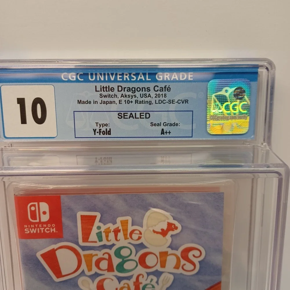 Little Dragons‎ Cafe Nintendo Switch CGC Graded 10 A++